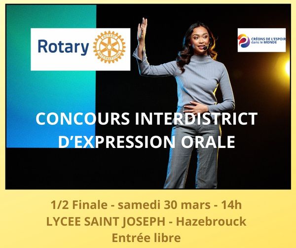 La demi-finale du Concours d’Expression Orale Rotary au lycée Saint-Joseph d’Hazebrouck : Une étape cruciale pour les jeunes orateurs